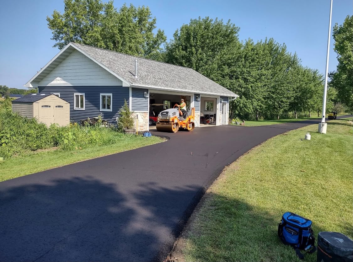Poured Concrete Patio